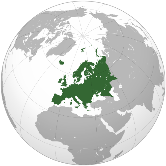 Такими є межі Європи з точки зору фізичної географії. Автор – Ssolbergj (2009).
