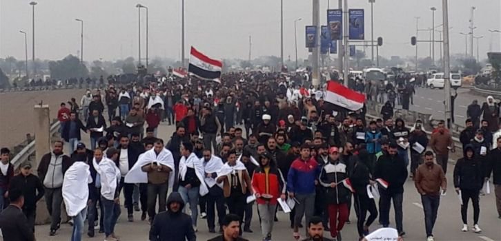 Проиранские политики вывели людей в Багдаде на протест против военных США