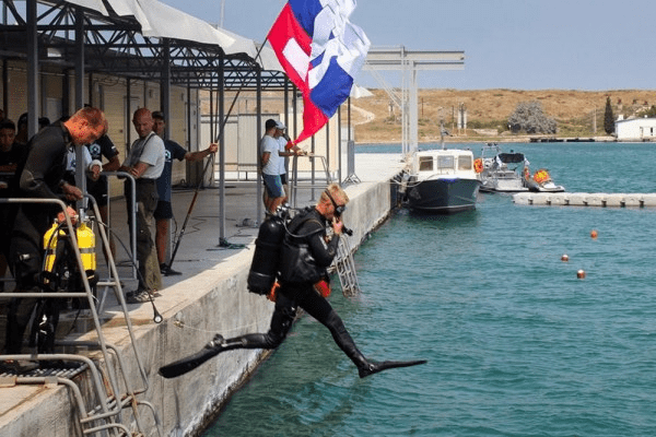 В оккупированный Крым прибыли военные водолазы из Африки