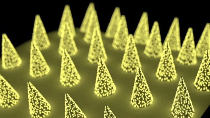 Вчені створили надчутливі патчі з флюоресцентними мікроголками