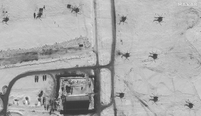 Военные действия в России зафиксированы на спутниковых снимках