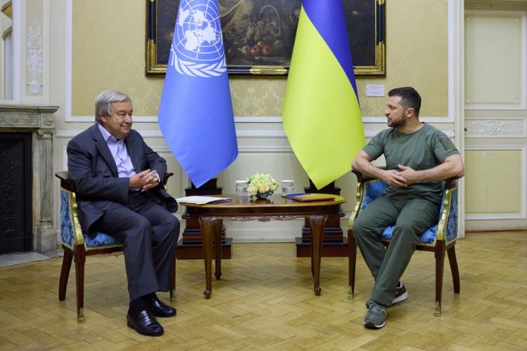 Президент Украины рассказал, о чем говорил с генсеком ООН
