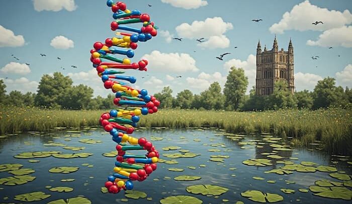 A pond in Oxford has released a genetic code that shouldn't exist